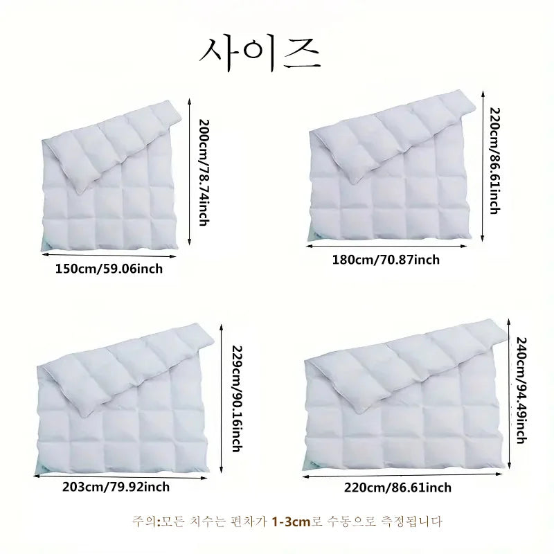 Hotel Luxury Comforter - Ultra-Soft Fluffy Winter Quilt