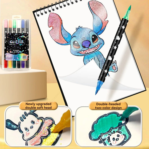 DualTone Glitter Art Pens